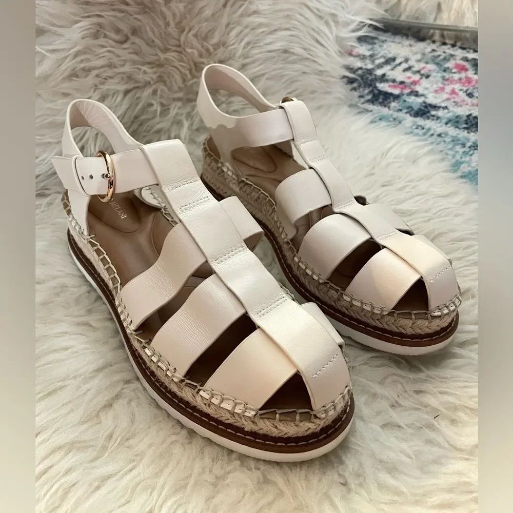 Antonio Melani Carolie Fisherman Sandals Espadrille Platform 8